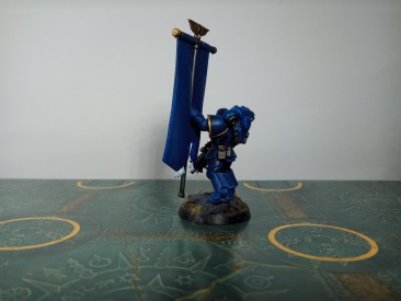 Warhammer 40k Space Marines Ultramarines Primaris Ancient (Pro-Painted)