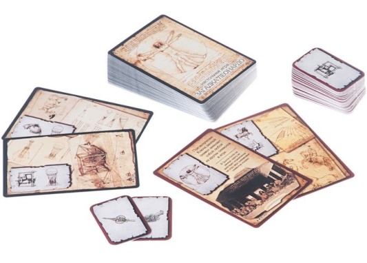 Настольная игра Загадка Леонардо. Подарочный набор