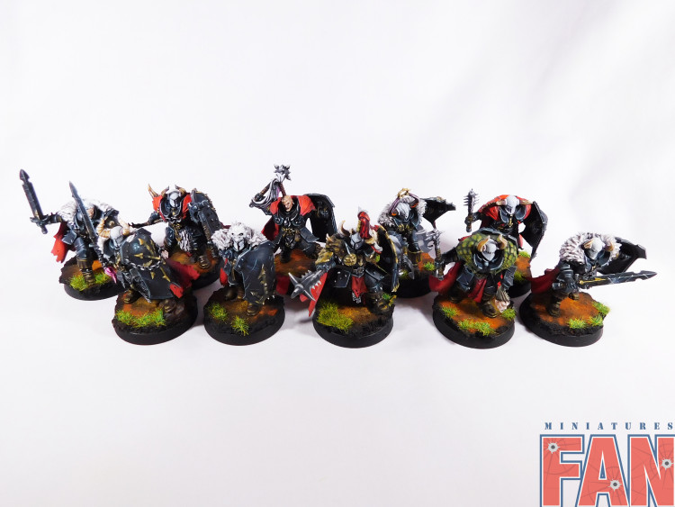 Warhammer Age Of Sigmar Slaves to Darkness Chaos Warriors x10 (Pro-Painted)