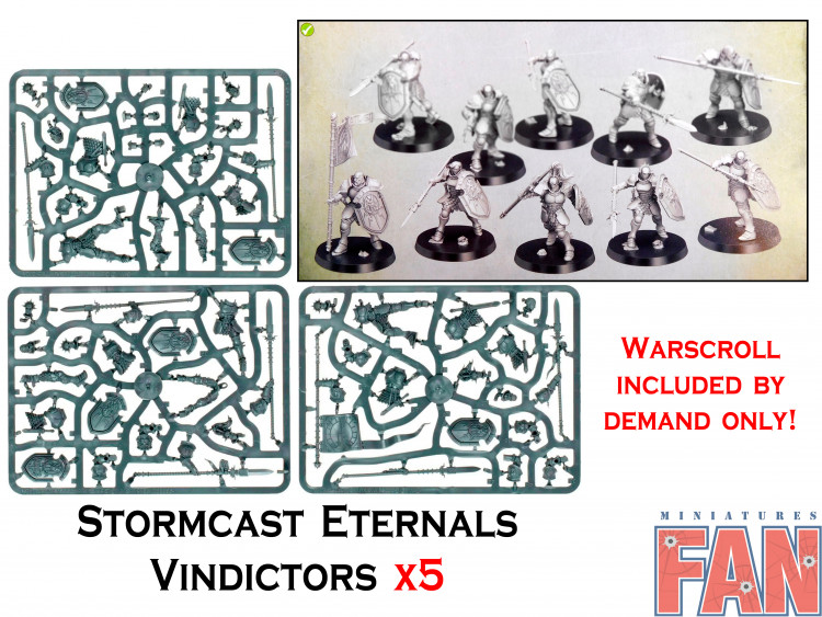 Dominion Stormcast Eternals Vindictors x5