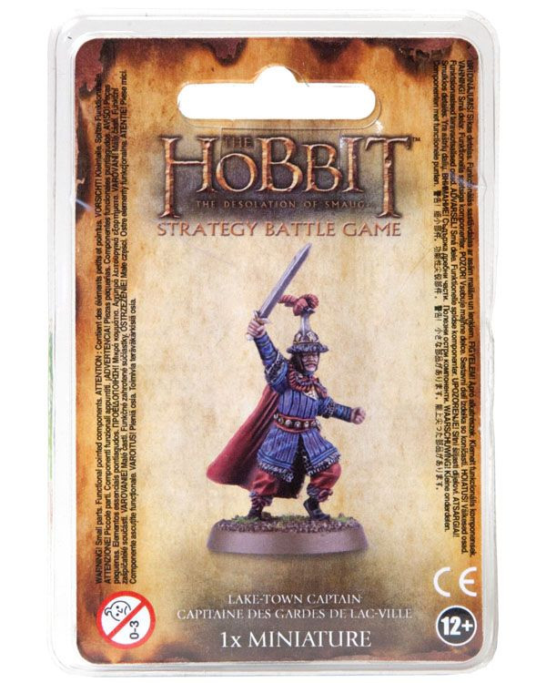 Games Workshop LotR Hobbit Lake Town Guard Captain (Limited, OOP, New Unopened)