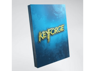 Протекторы Gamegenic для KeyForge синие с логотипом (40 шт., 66x92 мм)