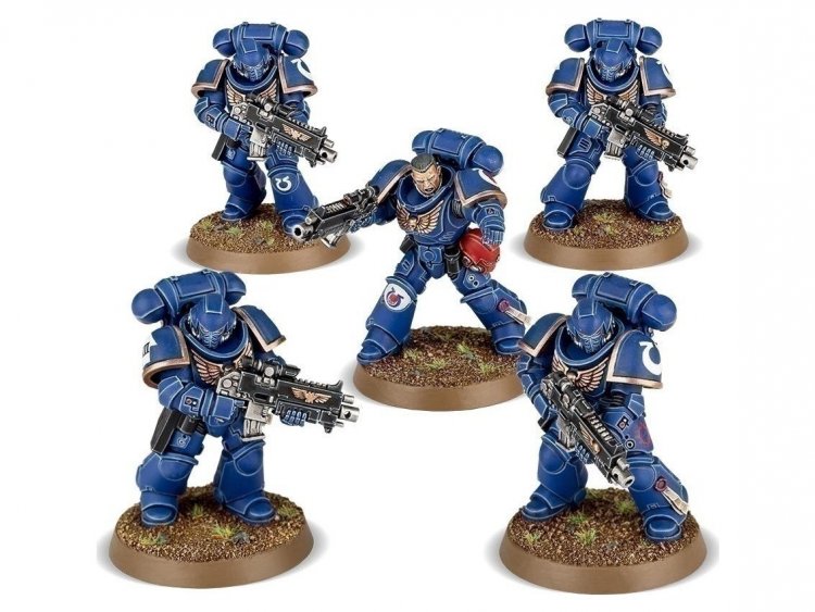 Know no Fear Primaris Space Marine Intercessor Squads x5