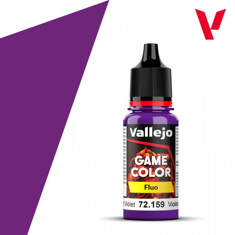 Краска Vallejo Game Color Fluo: Fluorescent Violet 72.159