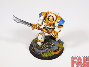 Warhammer 30000 Legion Praetor Tribune in Tartaros Terminator Armour (Pro-Painted)