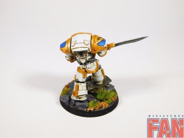 Warhammer 30000 Legion Praetor Tribune in Tartaros Terminator Armour (Pro-Painted)