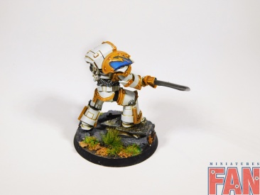 Warhammer 30000 Legion Praetor Tribune in Tartaros Terminator Armour (Pro-Painted)