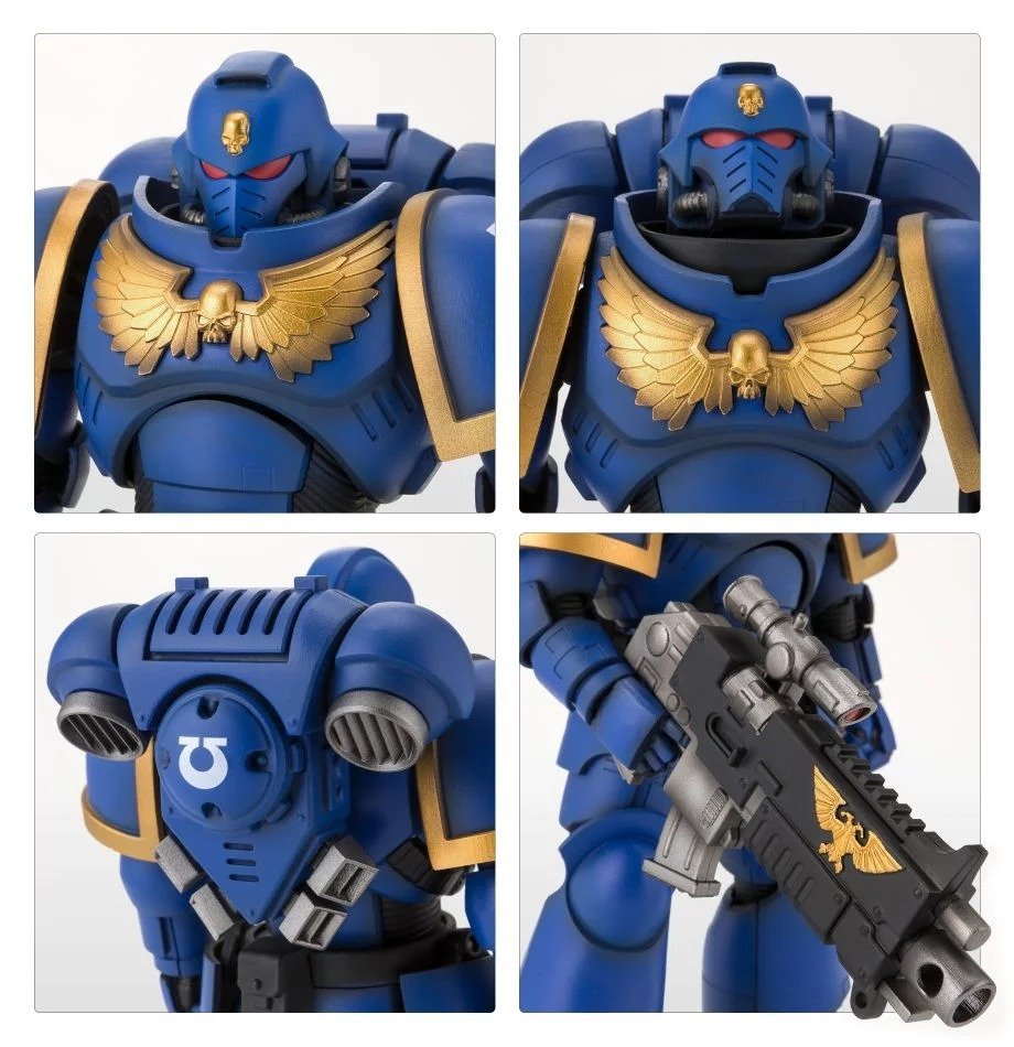Space marine action figure bandai clearance
