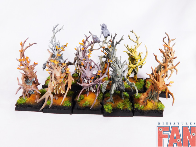 Warhammer Age Of Sigmar Sylvaneth Dryads x10 (Pro-Painted)