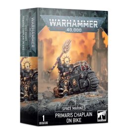 Primaris Chaplain on Bike (Space Marines, Warhammer 40k)