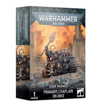 Primaris Chaplain on Bike (Space Marines, Warhammer 40k)
