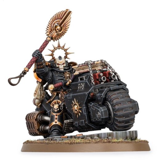 Primaris Chaplain on Bike (Space Marines, Warhammer 40k)