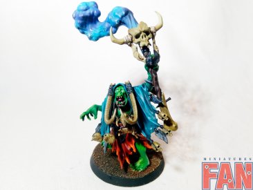 Warhammer Age of Sigmar Ironjawz Weirdnob Shaman (Pro-Painted)
