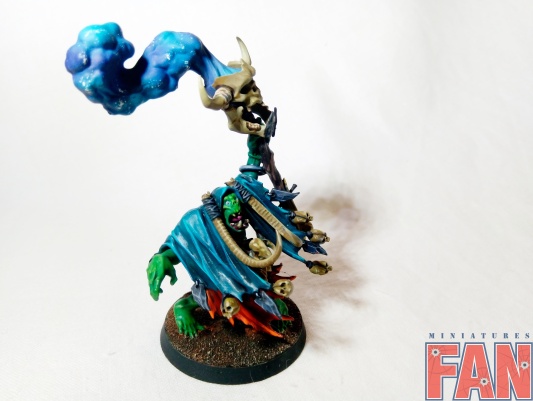 Warhammer Age of Sigmar Ironjawz Weirdnob Shaman (Pro-Painted)