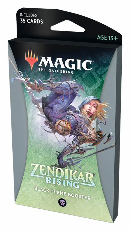 Zendikar Rising: Чёрный тематический бустер