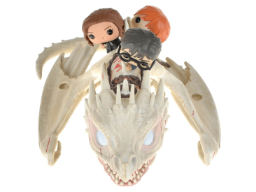 Фигурка Funko POP! Rides. Harry Potter: Harry, Hermione and Ron Riding Gringotts Drago