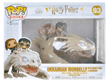 Фигурка Funko POP! Rides. Harry Potter: Harry, Hermione and Ron Riding Gringotts Drago