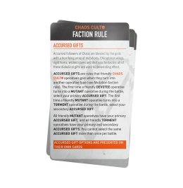 Kill Team: Chaos Cult - Datacards (предзаказ 2024)