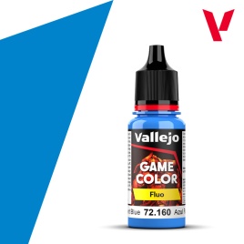 Краска Vallejo Game Color Fluo: Fluorescent Blue 72.160