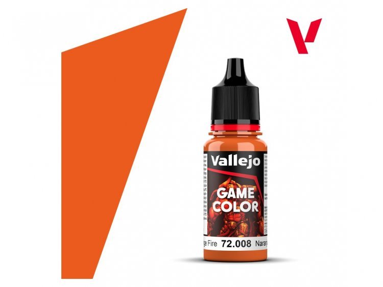 Краска Vallejo Game Color: Orange Fire 72.008