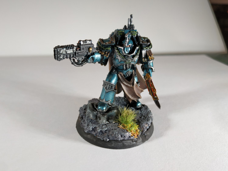 Warhammer 30000 Alpha Legion Praetor in Cataphractii Terminator Armour (Pro-Painted)