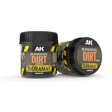 Краска AK Interactive Effects: Splatter Effects Dirt AK8035