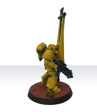 Warhammer 40k Space Marines Imperial Fists Primaris Ancient (Pro-Painted)