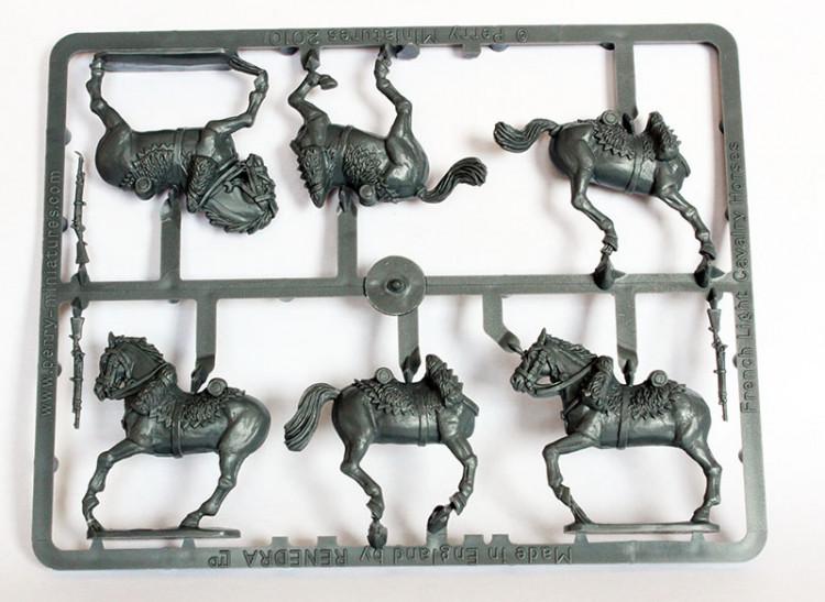 French Light cavalry horses