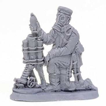 Немецкий расчет миномета