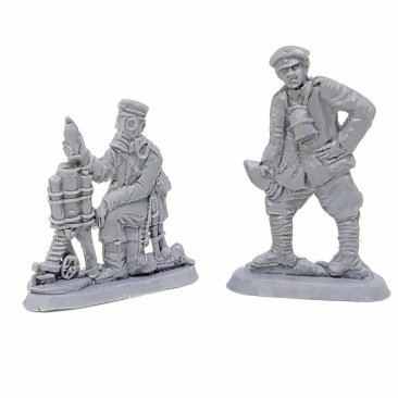 Немецкий расчет миномета