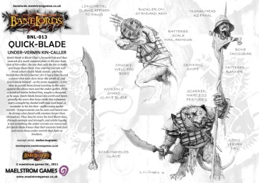 Quick-Blade, Under-Vermin Kin-Caller