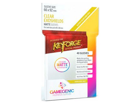 Протекторы Gamegenic Matte для KeyForge матовые (40 шт., 66x92 мм)