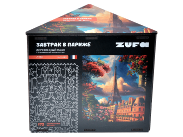Деревянный фигурный пазл &quot;Завтрак в Париже&quot;