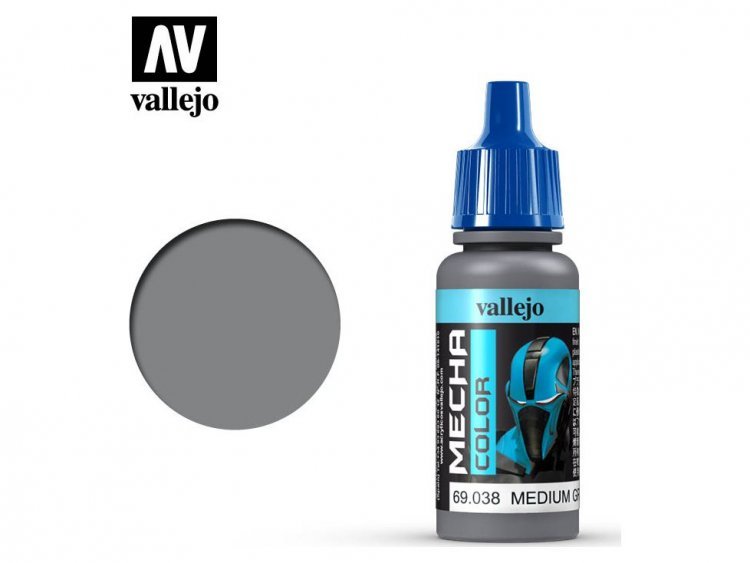 Краска Vallejo Mecha Color: Medium Grey 69.038