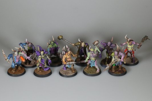 Warhammer 40000 Death Guard Poxwalkers x10 (Painted)