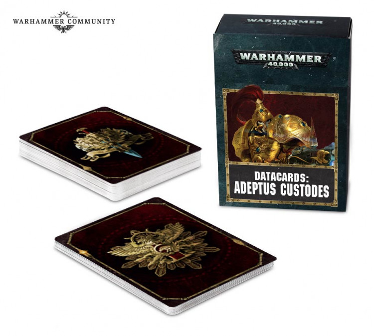 Datacards: Adeptus Custodes 2018