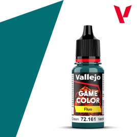 Краска Vallejo Game Color Fluo: Fluorescent Cold Green 72.161