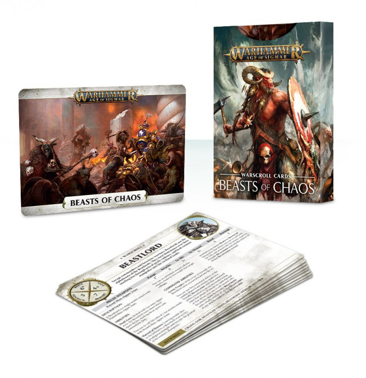 Warscroll Cards: Beasts of Chaos