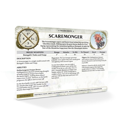 Warscroll Cards: Gloomspite Gitz