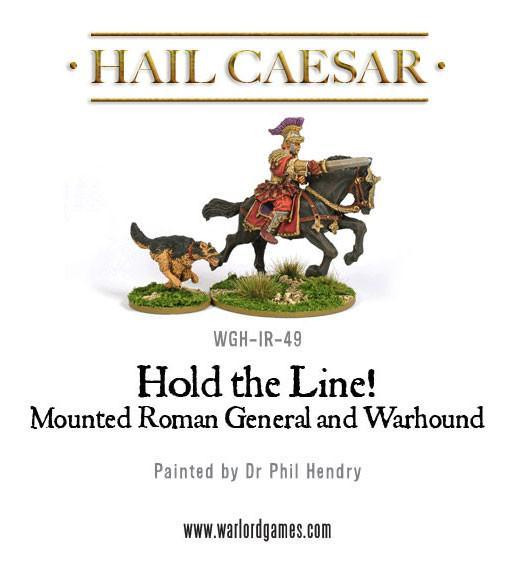 Hold the Line! - Mounted Roman General and Warhound