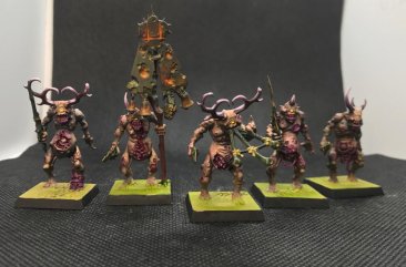Warhammer Age Of Sigmar Plaguebearers of Nurgle x5 (Pro-Painted)