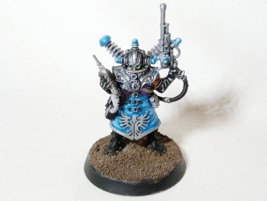 Warhammer 40k Adeptus Mechanicus Tech-Priest Larsen van der Grauss (Pro-Painted)