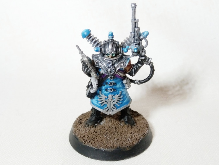 Warhammer 40k Adeptus Mechanicus Tech-Priest Larsen van der Grauss (Pro-Painted)