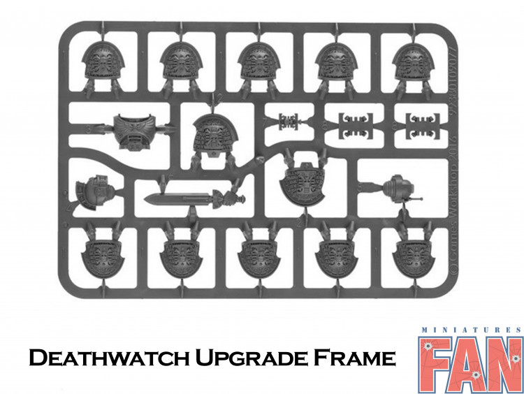 Warhammer 40000 40k Deathwatch Upgrade Frame new on sprue x1 (Уценка)