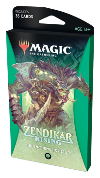 Zendikar Rising: Зелёный тематический бустер