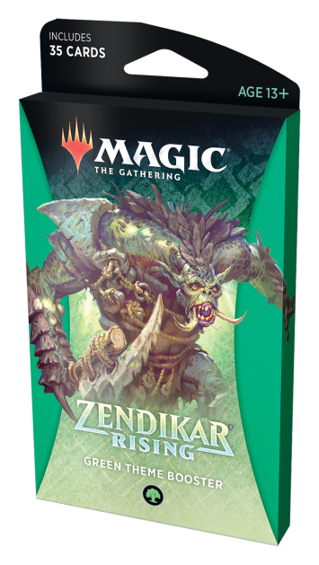 Zendikar Rising: Зелёный тематический бустер