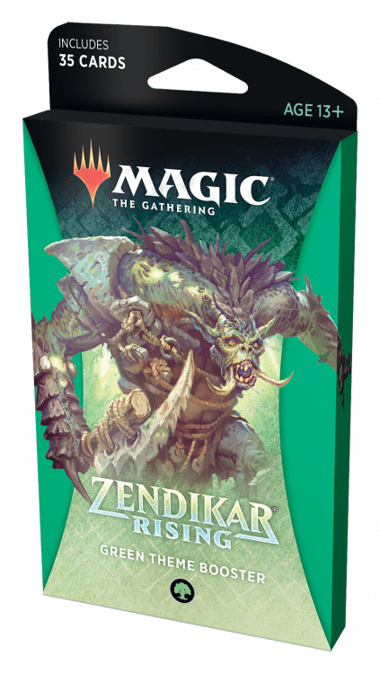 Zendikar Rising: Зелёный тематический бустер
