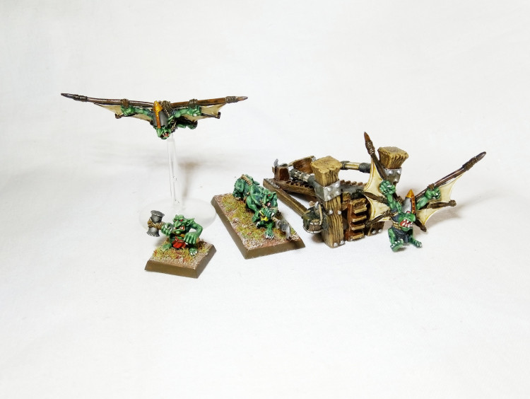 Warhammer Fantasy Age of Sigmar Orcs & Goblins Doom Diver Catapult (Pro-Painted)