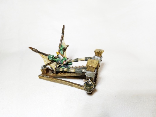 Warhammer Fantasy Age of Sigmar Orcs &amp; Goblins Doom Diver Catapult (Pro-Painted)