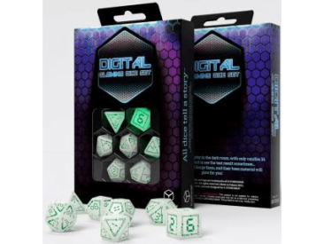 Набор кубиков Digital Glowing Dice Set, 7 шт